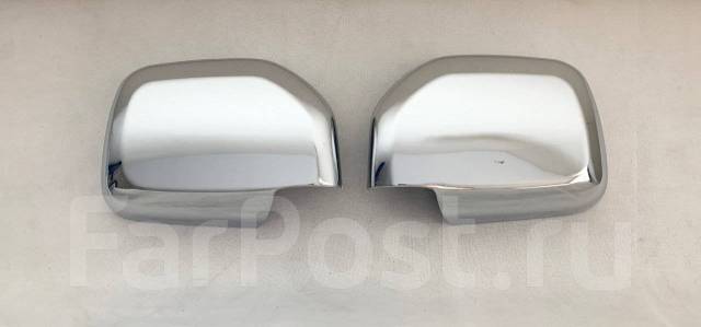 Хром накладки на боковые зеркала Toyota Hilux Surf 1998-2002 180,185