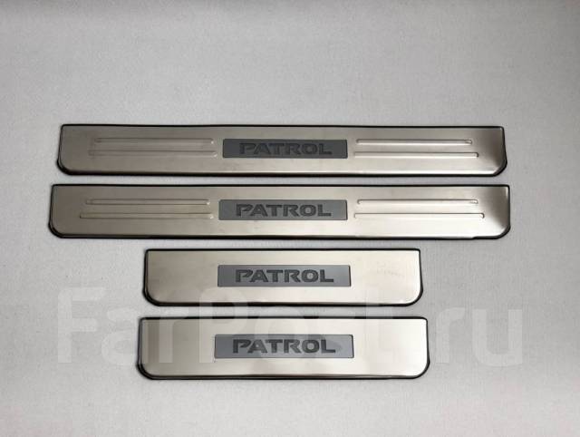 Накладки на пороги для Nissan Patrol 2001-2010