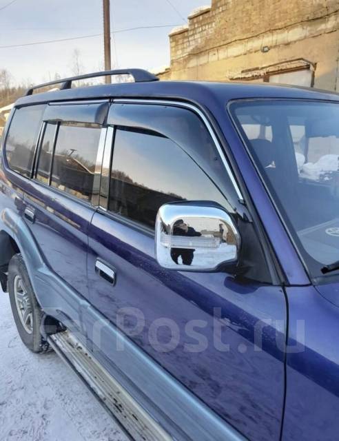 Ветровики на двери для Toyota Land Cruiser Prado 1996-2002 90 95
