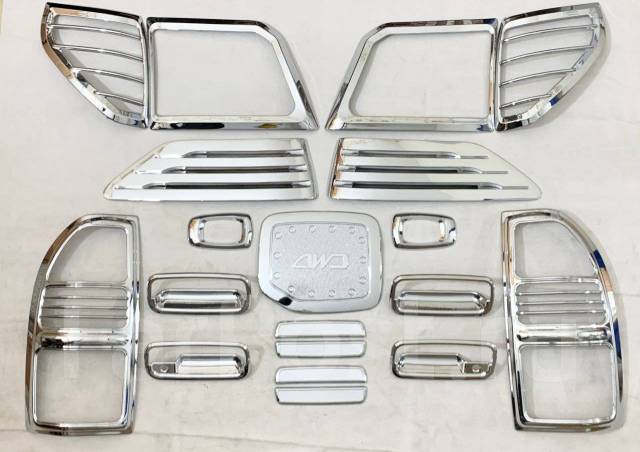 Комплект хром накладок Toyota Land Cruiser Prado 90 1996-2002
