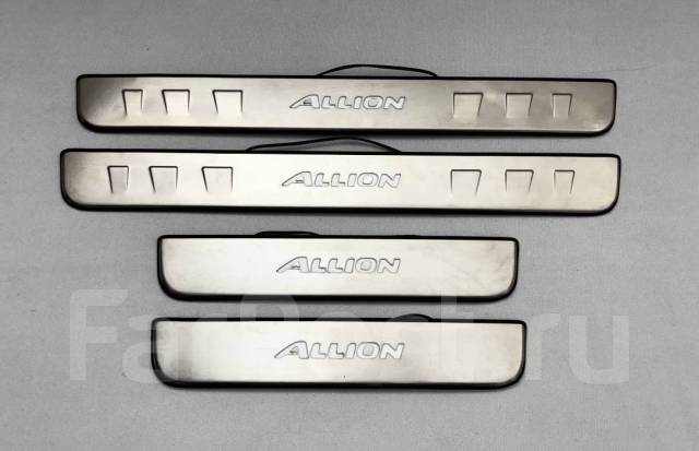 Накладки на пороги для Toyota Allion 2007-202