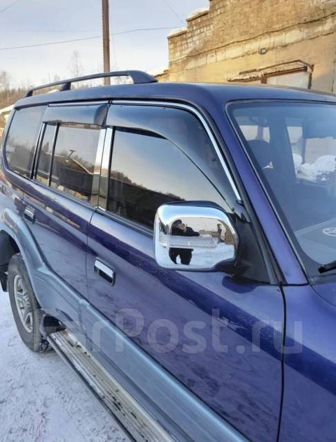 Накладки на зеркала с поворотником Toyota Land Cruiser Prado 1996-2002